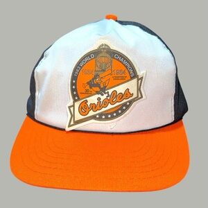 Vintage 1984 Baltimore Orioles World Champions Truckers SnapBack